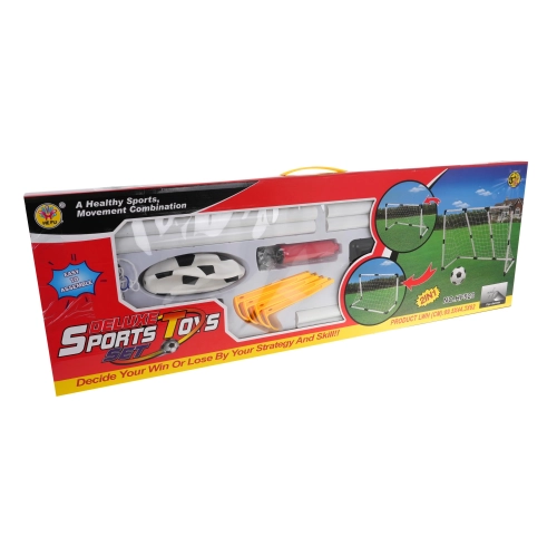 Duża Biała Bramka dla dzieci 2w1 z akcesoriami HF523